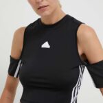 adidas tricou femei, culoarea negru IN1824