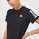 adidas Performance tricou de alergare culoarea negru IN2961