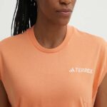 adidas TERREX tricou Xploric Logo femei, culoarea portocaliu, IN4622