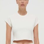 adidas tricou femei, culoarea bej IP2272