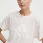 adidas tricou femei, culoarea roz, IS3629