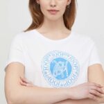Joop! tricou din bumbac femei, culoarea alb