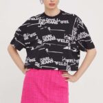 Karl Lagerfeld Jeans tricou din bumbac femei, culoarea negru