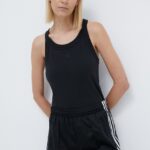 adidas Originals top Premium Essentials Tank top de dama, culoarea negru, II8034