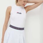 Fila body Limeira femei, culoarea alb, cu turtleneck, FAW0754