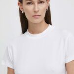 Herskind tricou Telia femei, culoarea alb, 5102128