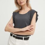 Pepe Jeans tricou de in KAI culoarea gri, PL505842