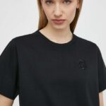 BOSS tricou femei, culoarea negru 50513755