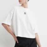 HUGO tricou din bumbac femei, culoarea bej, 50517790