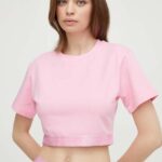 HUGO tricou lounge culoarea roz 50520497
