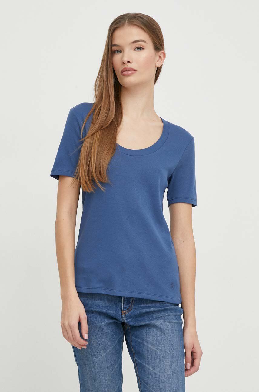 SS24-TSD12Z-95X_F1 United Colors of Benetton tricou din bumbac femei - imagine 1