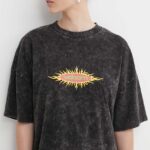 Volcom tricou din bumbac femei, culoarea negru