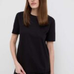 Max Mara Leisure tricou femei, culoarea negru 2416940000000