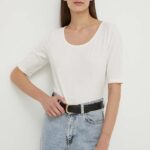 Marc O'Polo tricou femei, culoarea bej