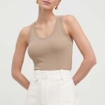 Marella top femei, culoarea bej 2413940000000