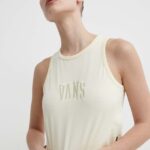 Vans top femei, culoarea galben