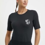 Fjallraven tricou din bumbac Fjallraven x Specialized femei, culoarea negru, F22036