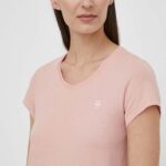 G-Star Raw tricou din bumbac femei, culoarea violet