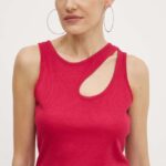 Morgan top DESIRA femei, culoarea roz, DESIRA