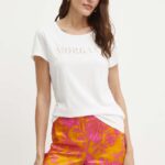 Morgan tricou DOMA femei, culoarea alb, DOMA