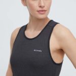 Columbia top sport Move femei, culoarea gri 2072971