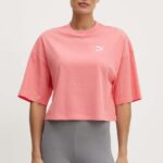 Puma tricou din bumbac femei, culoarea roz 624226