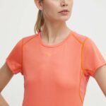 Mizuno tricou de alergare DryAeroFlow culoarea portocaliu, J2GAB204