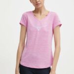 Mizuno tricou de alergare Impulse Core culoarea roz, J2GAB213