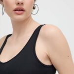 Hollister Co. top femei, culoarea negru