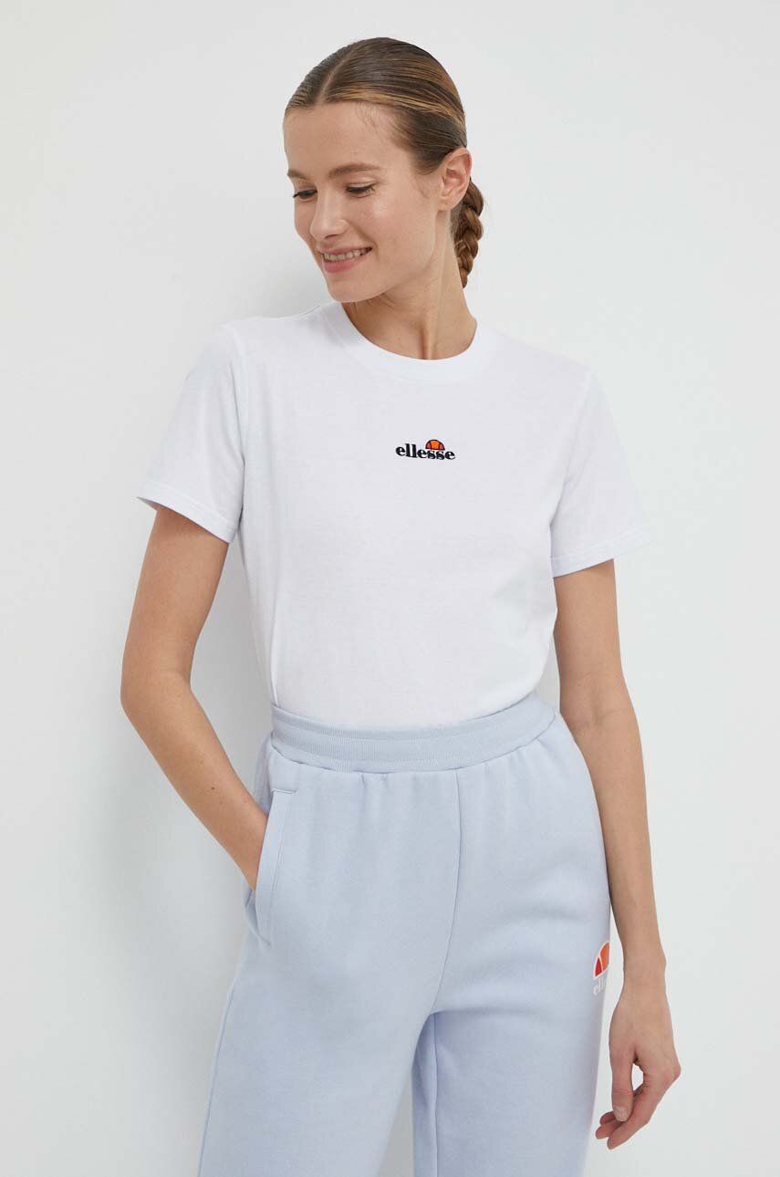 SS24-TSD1SC-00X_F1 Ellesse tricou din bumbac Juentos T-Shirt femei, culoarea alb, SGV19977 - imagine 1