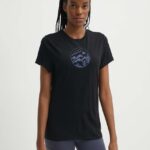 Icebreaker tricou sport Mer 150 Tech Lite III SS Tee Camp Circ culoarea negru, IB0A56YD0011