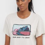 Protest tricou Prtmaia femei, culoarea bej, 1615143