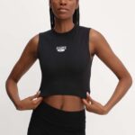 Reebok Classic top Archive Essentials femei, culoarea negru, 100075517
