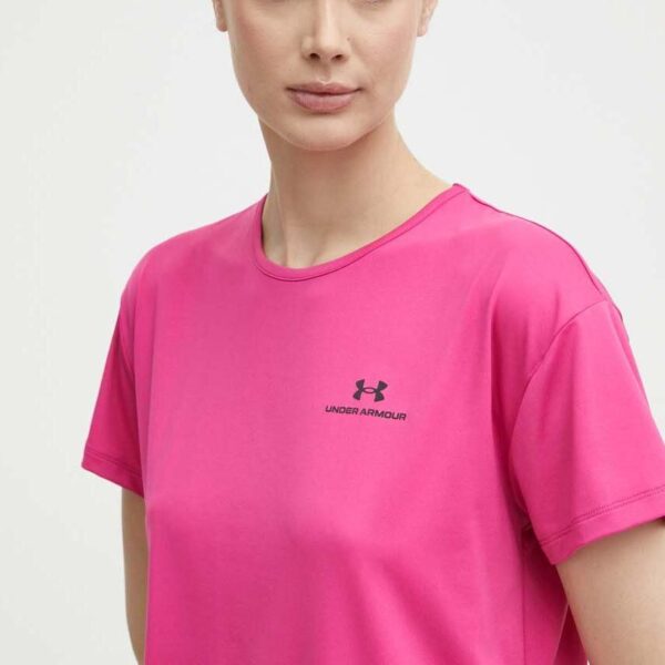Under Armour tricou de antrenament Rush Energy 2.0 culoarea roz