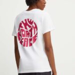 The North Face tricou din bumbac femei, culoarea alb, NF0A87F2FN41