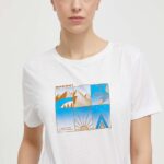 Mammut tricou femei, culoarea alb
