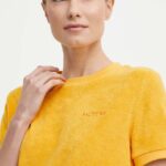 Picture tricou Carrella femei, culoarea galben, WTS427