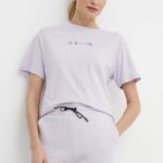 Rossignol tricou din bumbac femei, culoarea violet, RLMWY17