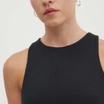 Hollister Co. top femei, culoarea negru