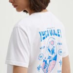 Kaotiko tricou din bumbac femei, culoarea alb, AN012-01-M002