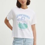 Kaotiko tricou din bumbac femei, culoarea alb, AO025-01-M002