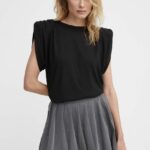 Answear Lab tricou culoarea negru