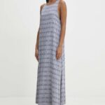 Model Nou de rochie maxi, drept