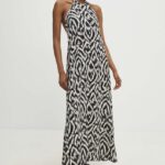 Model Nou de rochie culoareinegru, maxi, oversize