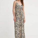 Model Nou de rochie culoareinegru, midi, evazati
