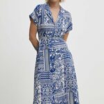 Model Nou de rochie maxi, evazati