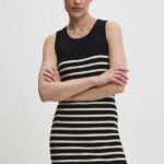 Model Nou de rochie culoareinegru, ini, mulata
