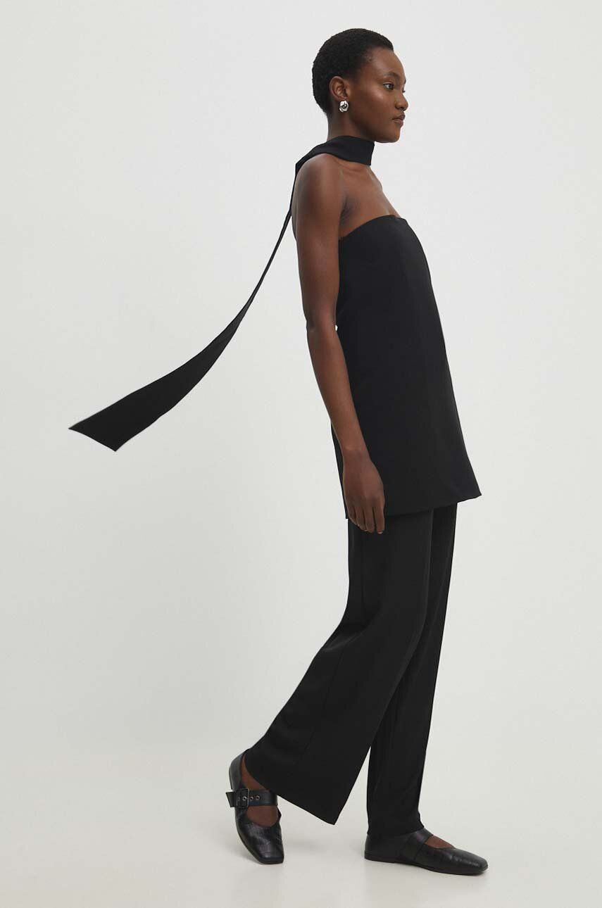 WW24-SUD0D0-99X_F1 Model Nou de rochie culoareinegru, ini, mulata - imagine 1