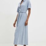 Model Nou de rochie midi, drept