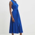 Model Nou de rochie midi, evazati